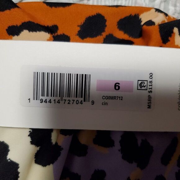 Calvin Klein Sz 6 V-Wire One-piece Halter - Picture 14 of 15